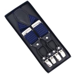 Adult Suspenders Man's Braces Vintage Casual Suspensorio Tirantes Trousers Strap Father/Husband's Gift 6 Clips 3.5*120cm