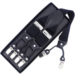 Adult Suspenders Man's Braces Vintage Casual Suspensorio Tirantes Trousers Strap Father/Husband's Gift 6 Clips 3.5*120cm
