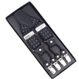 Adult Suspenders Man's Braces Vintage Casual Suspensorio Tirantes Trousers Strap Father/Husband's Gift 6 Clips 3.5*120cm