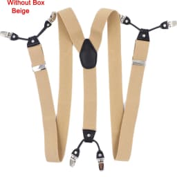 Adult Suspenders Man's Braces Vintage Casual Suspensorio Tirantes Trousers Strap Father/Husband's Gift 6 Clips 3.5*120cm