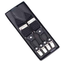 Adult Suspenders Man's Braces Vintage Casual Suspensorio Tirantes Trousers Strap Father/Husband's Gift 6 Clips 3.5*120cm