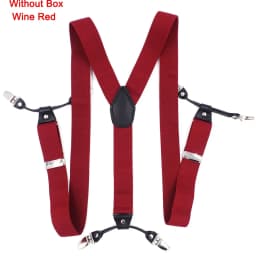 Adult Suspenders Man's Braces Vintage Casual Suspensorio Tirantes Trousers Strap Father/Husband's Gift 6 Clips 3.5*120cm