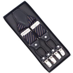 Adult Suspenders Man's Braces Vintage Casual Suspensorio Tirantes Trousers Strap Father/Husband's Gift 6 Clips 3.5*120cm