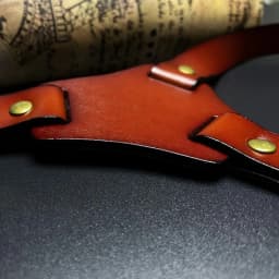 2*125cm Vintage Genuine Leather Man Suspenders 4-Hook Y-Back Adjustable Suspenders GUCUANNVIC Suspenders Pants Women Braces