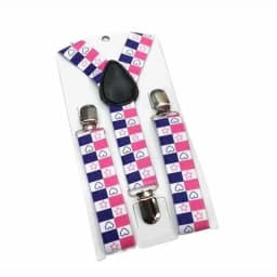 Wear Suspenders Children Adjustable Belt Pants Holder Elastic 3 Clips Y-Back Braces Clips Christmas Festive HB18