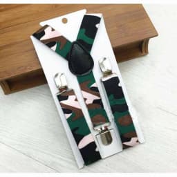 Wear Suspenders Children Adjustable Belt Pants Holder Elastic 3 Clips Y-Back Braces Clips Christmas Festive HB18