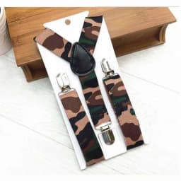 Wear Suspenders Children Adjustable Belt Pants Holder Elastic 3 Clips Y-Back Braces Clips Christmas Festive HB18