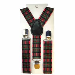 Wear Suspenders Children Adjustable Belt Pants Holder Elastic 3 Clips Y-Back Braces Clips Christmas Festive HB18