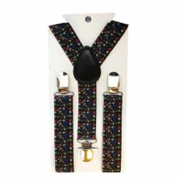Wear Suspenders Children Adjustable Belt Pants Holder Elastic 3 Clips Y-Back Braces Clips Christmas Festive HB18