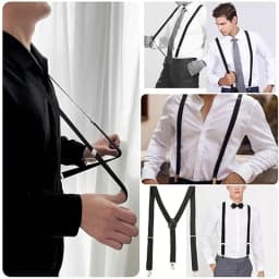Suspenders For Men Pants Apparel Adult Suspender Man Shirt Dress Women Wedding Party Solid Colors Suit Skirt With Braces Straps
