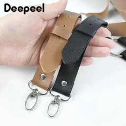 1Pc Fashion Men's Suspenders Vintage Faux Leather Strap Men Suspender Braces Harness Punk Chest Shoulder BeltApparel Accessories