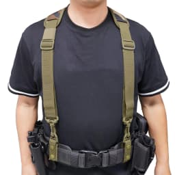 MELOTOUGH Tactical Suspenders Duty Belt Police Suspenders for Law Enforcement Belt with Padded Adjustable Shoulder