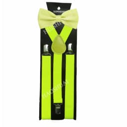 HUISHI Fashion Plain Black Suspenders for Men Navy Red Burgundy Braces Unisex Strap Bretels Mannen Women Bow Tie Suspenders Blue