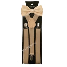 HUISHI Fashion Plain Black Suspenders for Men Navy Red Burgundy Braces Unisex Strap Bretels Mannen Women Bow Tie Suspenders Blue