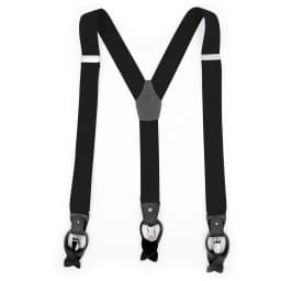 Dual Suspenders Male Men's Button Suspenders Cowhide Spaghetti Strap Fashion Button Braces Strong Clips New 6 Sold Colors