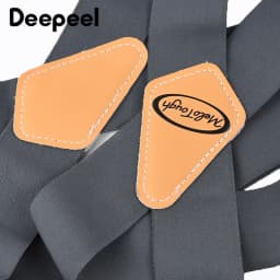 1Pc Deepeel 5*120cm Men's Elastic Wide Braces Adult X-type Suspenders with Clips Adjustable Heavy Duty Sport Work Suspender