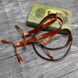 Suspenders For Men Vintage Leather Men's Suspenders Adult Braces 6 Buttons Women's Suspenders Belt Suspenders Man For Pants