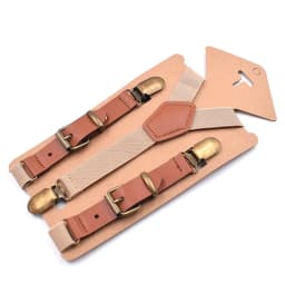 Vintage Kids Suspenders Tuxedo Y-back 3 Clips Adjustable Elastic Trouser Braces Children Boys Girls Wedding Party Accessories