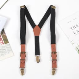 Vintage Kids Suspenders Tuxedo Y-back 3 Clips Adjustable Elastic Trouser Braces Children Boys Girls Wedding Party Accessories