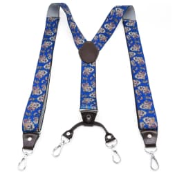 Casual Suspenders 3.5cm*120cm Spanex Elastic Suspenders Men Buckle Belt Y-back Shape Trousers Straps Father's Day Gifts MBD8501