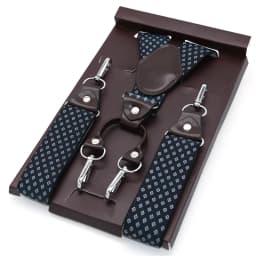 Casual Suspenders 3.5cm*120cm Spanex Elastic Suspenders Men Buckle Belt Y-back Shape Trousers Straps Father's Day Gifts MBD8501