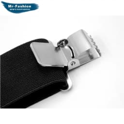 New Mens Suspenders Men Braces Plain Color Adjustable Suspenders Strong 3clasp Casual Male Suspenders