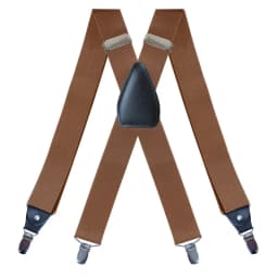 Men's Suspenders Heavy Duty Big Tall 3.5cm X-back 4 Clips Adjustable Elastic Trouser Pants Braces Belt Gifts for Him Dad Husband