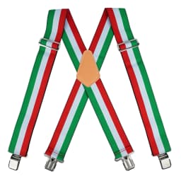 MELOTOUGH Men's Suspenders Clip Heavy Duty Braces for men Big and Tall Work suspenders Elastic Suspenders for Pants Mexican Flag