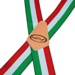 MELOTOUGH Men's Suspenders Clip Heavy Duty Braces for men Big and Tall Work suspenders Elastic Suspenders for Pants Mexican Flag