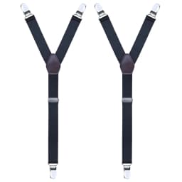 1 Pair Men's Shirt Holders Stays Y-Shaped Adjustable Elastic Leg Suspenders Straps Non-slip 3 Metal Clips Sock Garter Clamps