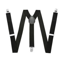 Men's Heavy Duty Suspenders with 3 Strong Clips High Elastic Adjustable Braces Pants Holder for Wedding Wear