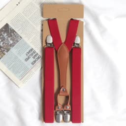 4Clips Men's Suspenders Men Braces Supports Tirantes for Women Elastic Adjustable Pants Straps Clothing 2.5*115cm