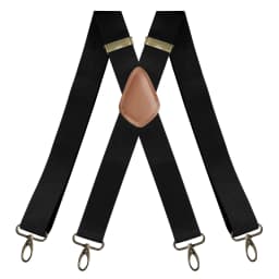 Vintage Suspenders for Men Heavy Duty Big Tall 3.5cm X-Shape 4 Snap Hooks Adjustable Elastic Trouser Braces Wedding Party
