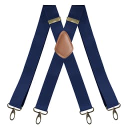 Vintage Suspenders for Men Heavy Duty Big Tall 3.5cm X-Shape 4 Snap Hooks Adjustable Elastic Trouser Braces Wedding Party