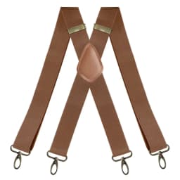 Vintage Suspenders for Men Heavy Duty Big Tall 3.5cm X-Shape 4 Snap Hooks Adjustable Elastic Trouser Braces Wedding Party