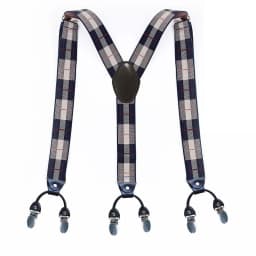 Suspenders for Men 3.5cm Wide Y Shaped 6 Metal Clips Adjustable Elastic Trouser Braces Strap Belts Wedding Party Formal Casual