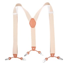 Vintage Suspenders for Men 3.5cm Wide Y Shape 6 Clips Adjustable Elastic Trouser Braces Strap Belts Wedding Party Formal Casual