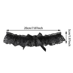 Lace Elastic Leg Garter Belt Wedding Gift Party Bridal Accessories Cosplay Ribbon Bow Suspender Fashion Thigh Harness New