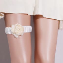 Fashion Lace Bow Sexy Garter Sparkling Rhinestone Stretch Women's Garter Belt Holiday Party Dress Up Suspenders Ornaments