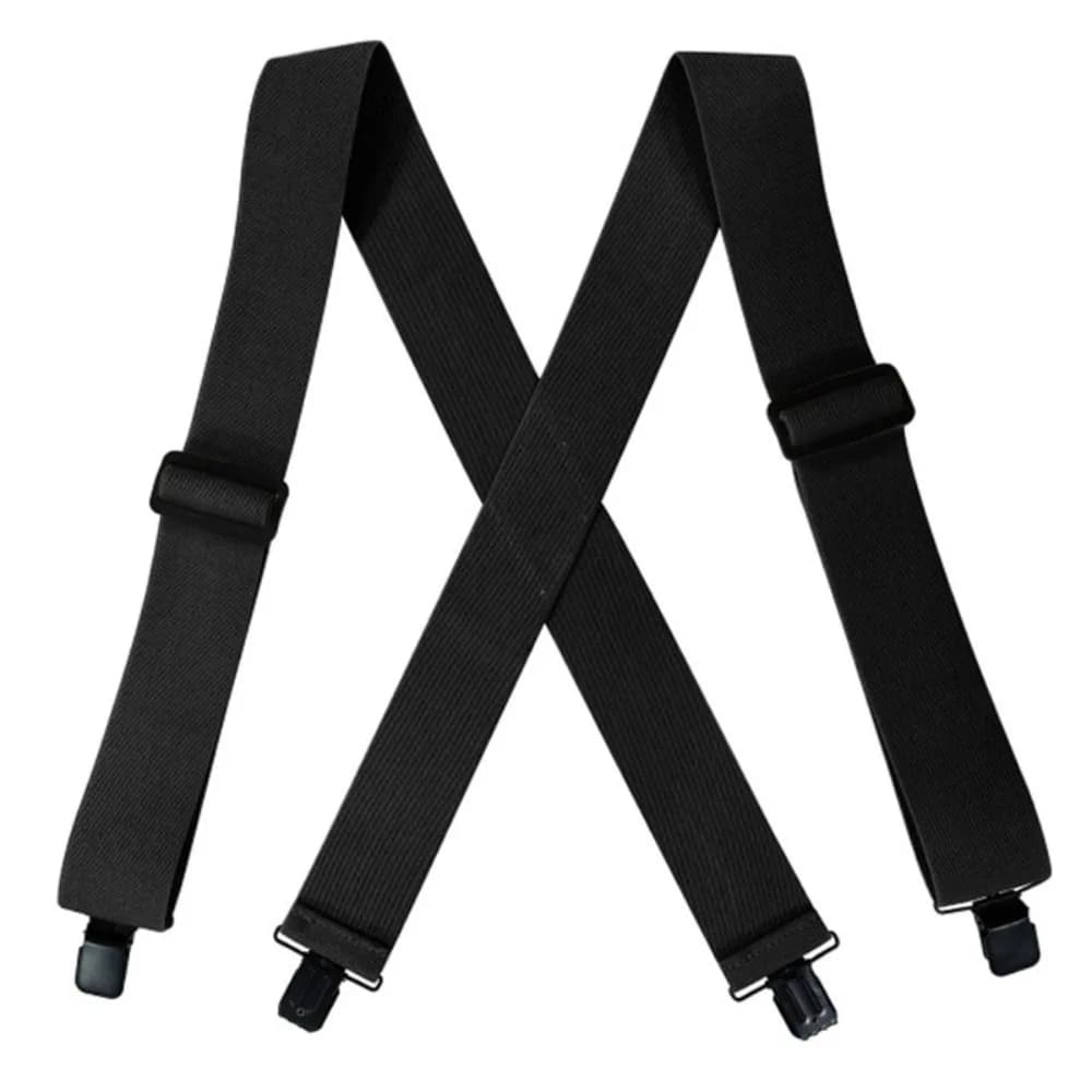 Heavy Duty Suspenders Big and Tall with 4 Clips Belt Loop X Back 5cm Wide Work Braces Adjustable Elastic for Men Women Fashion