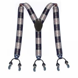 Heavy Duty Suspenders for Men Formal Casual Work 3.5cm Wide Y-Back 6 Clips Adjustable Elastic Trouser Braces Mens Fashion Gifts