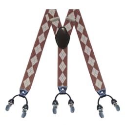 Heavy Duty Suspenders for Men Formal Casual Work 3.5cm Wide Y-Back 6 Clips Adjustable Elastic Trouser Braces Mens Fashion Gifts