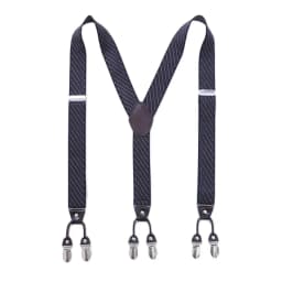 Heavy Duty Suspenders for Men Formal Casual Work 3.5cm Wide Y-Back 6 Clips Adjustable Elastic Trouser Braces Mens Fashion Gifts