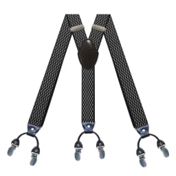 Heavy Duty Suspenders for Men Formal Casual Work 3.5cm Wide Y-Back 6 Clips Adjustable Elastic Trouser Braces Mens Fashion Gifts