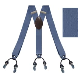 Fashion Suspenders for Men Heavy Duty Big Tall Y-back 6 Metal Clips Adjustable Elastic Trouser Braces Fathers Day Gifts for Dad