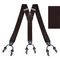 Fashion Suspenders for Men Heavy Duty Big Tall Y-back 6 Metal Clips Adjustable Elastic Trouser Braces Fathers Day Gifts for Dad