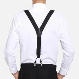 Fashion Suspenders for Men Heavy Duty Big Tall Y-back 6 Metal Clips Adjustable Elastic Trouser Braces Fathers Day Gifts for Dad