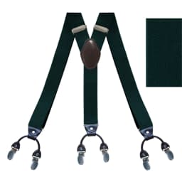 Fashion Suspenders for Men Heavy Duty Big Tall Y-back 6 Metal Clips Adjustable Elastic Trouser Braces Fathers Day Gifts for Dad
