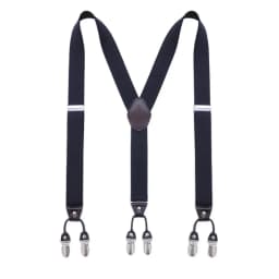 Fashion Suspenders for Men Heavy Duty Big Tall Y-back 6 Metal Clips Adjustable Elastic Trouser Braces Fathers Day Gifts for Dad