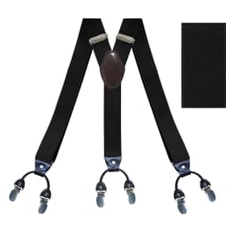 Fashion Suspenders for Men Heavy Duty Big Tall Y-back 6 Metal Clips Adjustable Elastic Trouser Braces Fathers Day Gifts for Dad